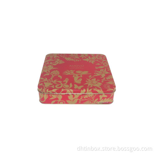 metal chocolate box, truffle box, praline tin box